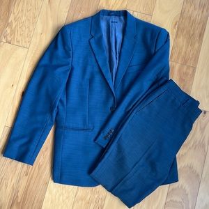 Navy Perry Ellis Suit Men’s 32x32 42R